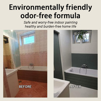 Peinture de rénovation multi-surfaces, revêtement changeant de couleur pour carrelage et céramique, peinture de rénovation pour sols en verre dépoli pour cuisine et salle de bain