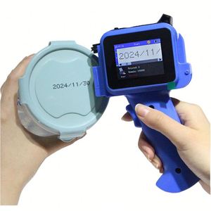 Prix de gros Imprimantes à jet d'encre portables en plusieurs langues Impression de codes à barres QR de 12.7mm Date de production Cuir <span class=keywords><strong>tubulaire</strong></span> - Product Image 1