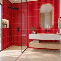 Panneau mural SPC 1200x600mm à emboîtement quatre côtés, étanche, pour salle de bain, douche et cuisine