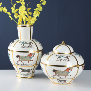 Jarrón de Flores de Cerámica Estilo Chino en Oferta <span class=keywords><strong>Redeco</strong></span>, Jarrón de Porcelana Azul y Blanco para Decoración de Hoteles, Hogares y Oficinas - Product Image 3