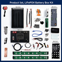 Kits DIY 48V V2 (BMS+COQUE) Kits de batteries Lifepo4 48V 200AH 280AH avec équilibreur actif Stock UE Expédition rapide CN MB31 5kWh