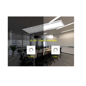 Energy Saving 130lm/W High Lumen 24w 36w 0-10V Dali Dimmable Prismatic <strong>Diffuser</strong> 2x4' Air Return <strong>LED</strong> Troffer <strong>Light</strong> - Product Image 3