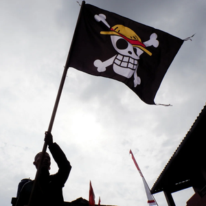 Bandera Personalizada de Anime de una Pieza para Exteriores, Impresión de <span class=keywords><strong>Banderas</strong></span> de los <span class=keywords><strong>Piratas</strong></span> del Sombrero de Paja de Luffy - Product Image 1