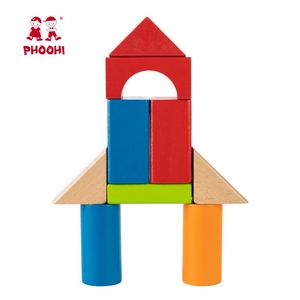 30 Pcs Wholesale <strong>Kids</strong> Educational Play Toy Wooden <strong>Building</strong> <strong>Block</strong> Set for Baby 1+