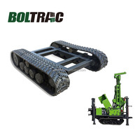 Châssis à chenilles en caoutchouc pour engins de chantier, capacité 5 tonnes avec moteur hydraulique – Approvisionnement direct usine