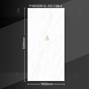 แผ่นหินพอร์ซเลนหินอ่อนขนาดใหญ่3200x1600กระเบื้องสีขาวสำหรับผนังภายในและภายนอก - Product Image 4