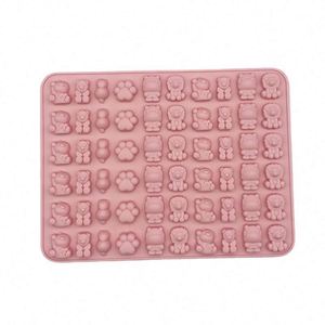 High-Temperature Food-Grade Silicone Sugar <b>Mold</b> QQ Spot Cartoon Animal Soft Candy <b>Mold</b> Wholesale Baking Utensils for Cakes - Product Image 5