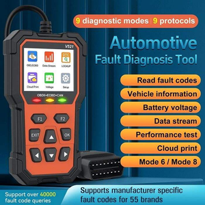 Lecteur de code universel <span class=keywords><strong>EDSUN</strong></span> EDS-V521 avec écran couleur haute qualité de 2,8 pouces, interface OBD2, outil de diagnostic multilingue - Product Image 5