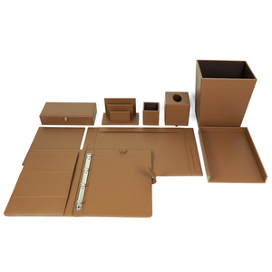 Ensemble d'accessoires <span class=keywords><strong>de</strong></span> <span class=keywords><strong>bureau</strong></span> en cuir personnalisés, fournitures <span class=keywords><strong>de</strong></span> papeterie, organisateur <span class=keywords><strong>de</strong></span> <span class=keywords><strong>bureau</strong></span> - Product Image 4