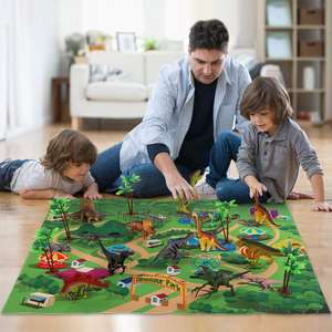 Tapis de jeu de personnages de dinosaure, jeu éducatif, en stock, livraison directe directe - Product Image 3