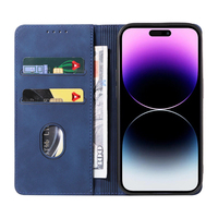 Casing HP Lipat Kulit PU untuk iPhone 14 Pro Max - Penutup Berdiri dengan 2 Slot Kartu, Penutup Magnetik & Pelindung Anti Benturan