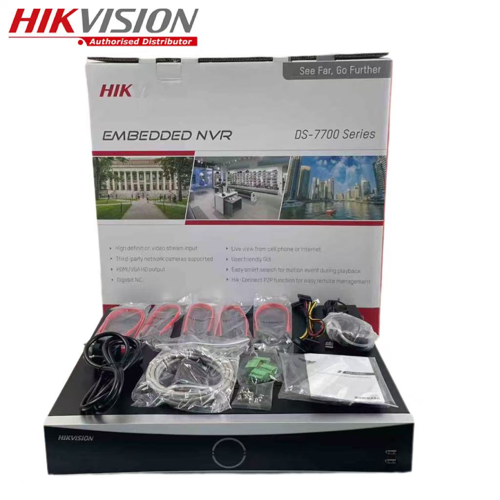 Hikvision DS-7732NXI-I4/S 32-ch 1U AcuSense глубокое обучение AI 4CH Защита периметра дома/бизнеса крупномасштабная Безопасность 4K NVR