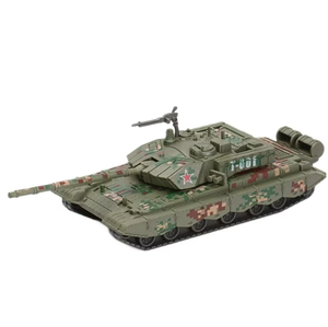 โมเดลรถถังจีน 99A แบบประกอบได้ สไตล์เสือดาว ชุดตัวต่อ ABS 40 ชิ้น พร้อมเครื่องบินรบ J-20 - Product Image 6