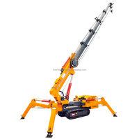 Vente directe usine Grue araignée hydraulique à chenilles à flèche télescopique