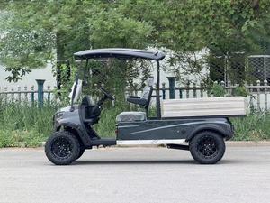 Voiturette de golf électrique buggy <span class=keywords><strong>2</strong></span> places électrique déchargement boîte plate transfert véhicule hôtel voiture voiturettes de golf avec boîte de chargement - Product Image 4