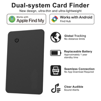 Localisateur Intelligent IP68 Étanche MFi pour IOS Google Android Find Hub Carte ITag Trouver Mon Appareil GPS Tracker