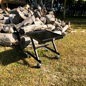 Heavy Duty Metal Mobile <b>Outdoor</b> <b>Table</b> Rolling Workstation Utility Trolley - Product Image 1