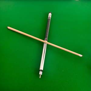 Taco de billar de madera de fresno de una pieza estilo francés Big Head Nine Ball, 145 cm, duradero para entrenamiento - Product Image 3