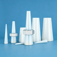Bouchon en caoutchouc de silicone en forme de cône OEM, élastique et durable, pour l'étanchéité des trous de flacons et de bouteilles de laboratoire