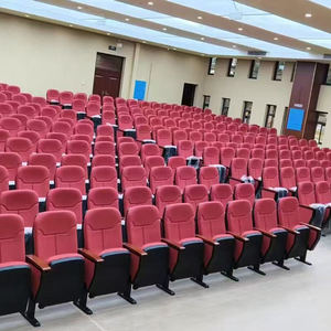 Luxe Theater En Hotel Stapelbare Opvouwbare Stof Stoelen Modern Design Aanpasbare Comfortabele Metalen Poten Groothandel Verkrijgbaar - Product Image 2