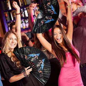 Abanico Plegable de Bambú, Abanico de Papel Ecológico con Pintura Ecológica para Decoración del Hogar, Festivales de Año Nuevo y Regalos Empresariales - Product Image 6