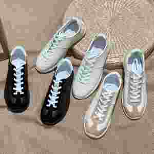 Nouvelles Chaussures Homme Rétro Polyvalentes pour le Bureau et la Carrière, Légères, Antidérapantes, à Lacets, en Cuir Véritable Patchwork, Confortables et Respirantes, Printemps/Été - Product Image 3