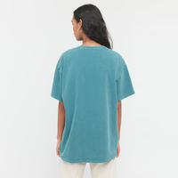 T-shirt rétro Vintage en coton, vente en gros, robe t-shirt surdimensionné lavage en acide, Streetwear pour adolescentes filles, vêtements en coton des années 90