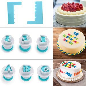 Sello para Galletas y Pasteles con Alfabeto y Números, Cortador <span class=keywords><strong>de</strong></span> Galletas con Letras Mayúsculas y Minúsculas, <span class=keywords><strong>Molde</strong></span> para Fondant, Herramientas <span class=keywords><strong>de</strong></span> Decoración, Sellos del Alfabeto - Product Image 2