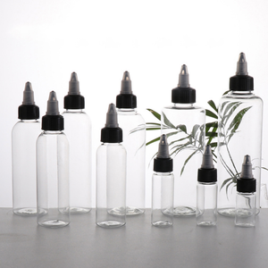 Botella de Plástico PET Personalizada Vacía de 50ml 60ml 100ml 120ml para Tinte de Cabello, Pegamento, Pigmento, con Tapa de Giro y Serigrafía - Product Image 2