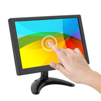 Monitor Táctil Capacitivo IPS FHD de 10 Pulgadas Compatible con Sistema Linux Windows Raspberry Pi 3B para Exhibición en Tiendas