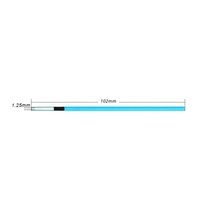 Pembersih Konektor Serat Optik Swab Pembersih Serat Optik untuk Adaptor LC/MU 1.25Mm Anti-statis 100 Buah/Paket