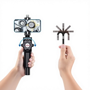 Caméra d'inspection articulée de 5,5 mm avec direction bidirectionnelle pour l'inspection des termites, compatible avec iPhone et Android - Product Image 1