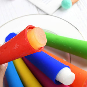 カスタムBPAフリーアイスキャンディーメーカー食品グレードシリコンゴムアイスキャンディー型シリコンプッシュアップアイスキャンディー型 - Product Image 6