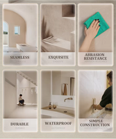Revêtement Microciment à Bas Prix pour Maison, Peinture Microciment Blanche pour Sol et Mur