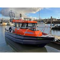 Bateau de pêche certifié CE hors-bord pour pêche, en aluminium renforcé et facile, hors-bord de l'océan, modèle 7.5