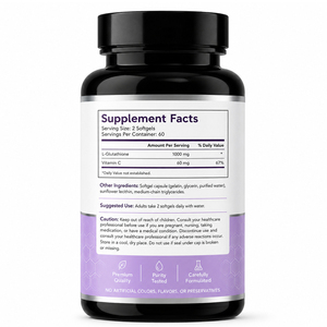 Offre Spéciale : GSH Liposomal Original Réduit, L-glutathion Bio Antioxydant Éclaircissant, Riche en Protéines, Sans Gluten, Améliore l'Éclat - Product Image 6