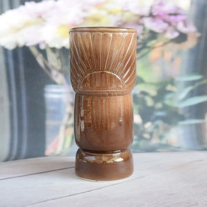 Long-Tongue Worriors Novedad Taza Tiki ecológica de cerámica 550ml para uso en fiestas - Product Image 4