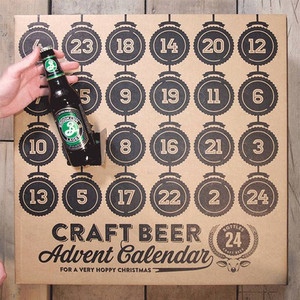 Boîte de calendrier de bière personnalisée 24 bouteilles Boîte en carton ondulé Boîte d'expédition Boîte de calendrier de l'<span class=keywords><strong>avent</strong></span> de bière - Product Image 2