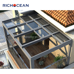 RICHOCEAN personalizzato automatico a prova di uragano <span class=keywords><strong>tetto</strong></span> piano in vetro <span class=keywords><strong>lucernario</strong></span> elettrico scorrevole accesso aperto portello finestra sul <span class=keywords><strong>tetto</strong></span> - Product Image 3