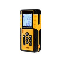 Télémètre Laser S6G 60M 80M 100M télémètre avec écran LCD à bulle de niveau avec outils de mesure rétroéclairés pour la maison