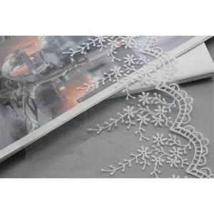 New Design Flower Embroidery Lace Trim Fancy Stretch Lace Trim Good Price Lace Fabric For Wedding Dresses