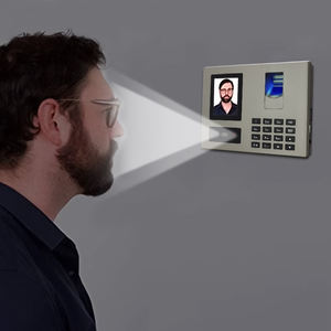 FA03 Staff Biométrico Face Recognition <span class=keywords><strong>Fingerprint</strong></span> <span class=keywords><strong>Scanner</strong></span> Relógio dentro e fora Employee Time Attendance Machine Time Recorder - Product Image 2