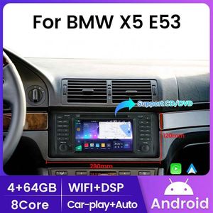 Radio para Auto <span class=keywords><strong>MEKEDE</strong></span> con Android Auto, Reproductor de 7 Pulgadas, Compatible con WiFi, Bluetooth, GPS, Mapas, 4G LTE, Universal para BMW X5 E53 9109 de 7 Pulgadas con CD - Product Image 6