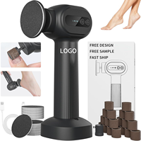 Vente directe usine : Ponceuse électrique 2-en-1 pour pieds, rechargeable, avec réglage de vitesse, pour pédicure et élimination des callosités