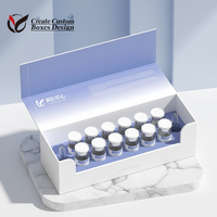 Boîtes personnalisées pour flacons injectables pharmaceutiques avec finition mate 1ml/3ml/10ml, impression couleur offset et traitement anti-décoloration