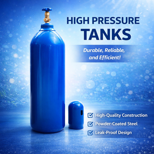 20L 150Bar Dikişsiz Çelik Gaz Tüpü (Oksijen, Azot, Argon, Helyum ve CO2 Depolaması İçin) - Product Image 1