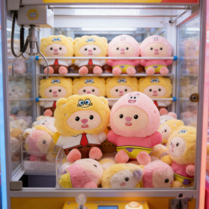 3000 estilos <span class=keywords><strong>de</strong></span> fábrica, adorables juguetes <span class=keywords><strong>de</strong></span> peluche <span class=keywords><strong>de</strong></span> <span class=keywords><strong>Bob</strong></span> <span class=keywords><strong>Esponja</strong></span> para cosplay, animales <span class=keywords><strong>de</strong></span> peluche <span class=keywords><strong>de</strong></span> 8 pulgadas, juguetes <span class=keywords><strong>de</strong></span> dibujos animados <span class=keywords><strong>de</strong></span> anime para niños, para máquina <span class=keywords><strong>de</strong></span> garras - Product Image 1