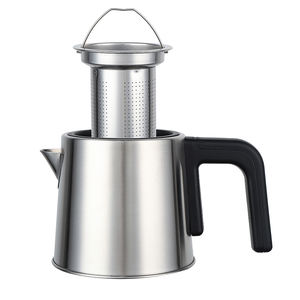 Tetera Turca Inalámbrica de 3L, Hervidor Eléctrico de Acero Inoxidable de 1500W con Función para Mantener Caliente, Hervidor Doble Portátil para el Hogar y Hoteles - Product Image 6