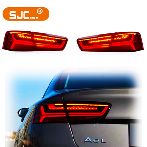 Phụ kiện ô tô SJC dành cho Audi A6 <span class=keywords><strong>C7</strong></span> S6 RS6 2012-2015 nâng cấp 2018 đèn hậu <span class=keywords><strong>LED</strong></span> full stream, đèn xi nhan động - Product Image 1