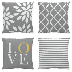 Bán Buôn Tùy Chỉnh Sang Trọng Hiện Đại Trang Trí Nội Thất Trang Trí Sofa Đặt Bao Gồm Trường Hợp Gối Bìa 18X18 50X50 Tùy Chỉnh Cushion Cover In Ấn - Product Image 2